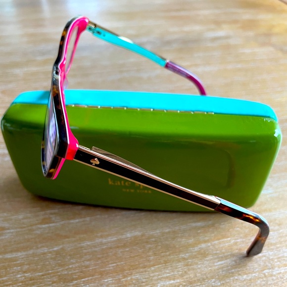 Kate Spade Angelisa Eye Glasses, Tortoise & Pink, S0X 135 - Picture 3 of 11